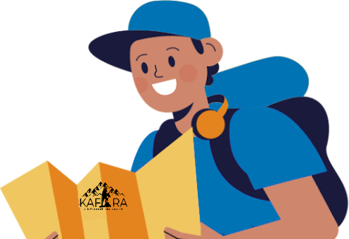 Traveller with backpack